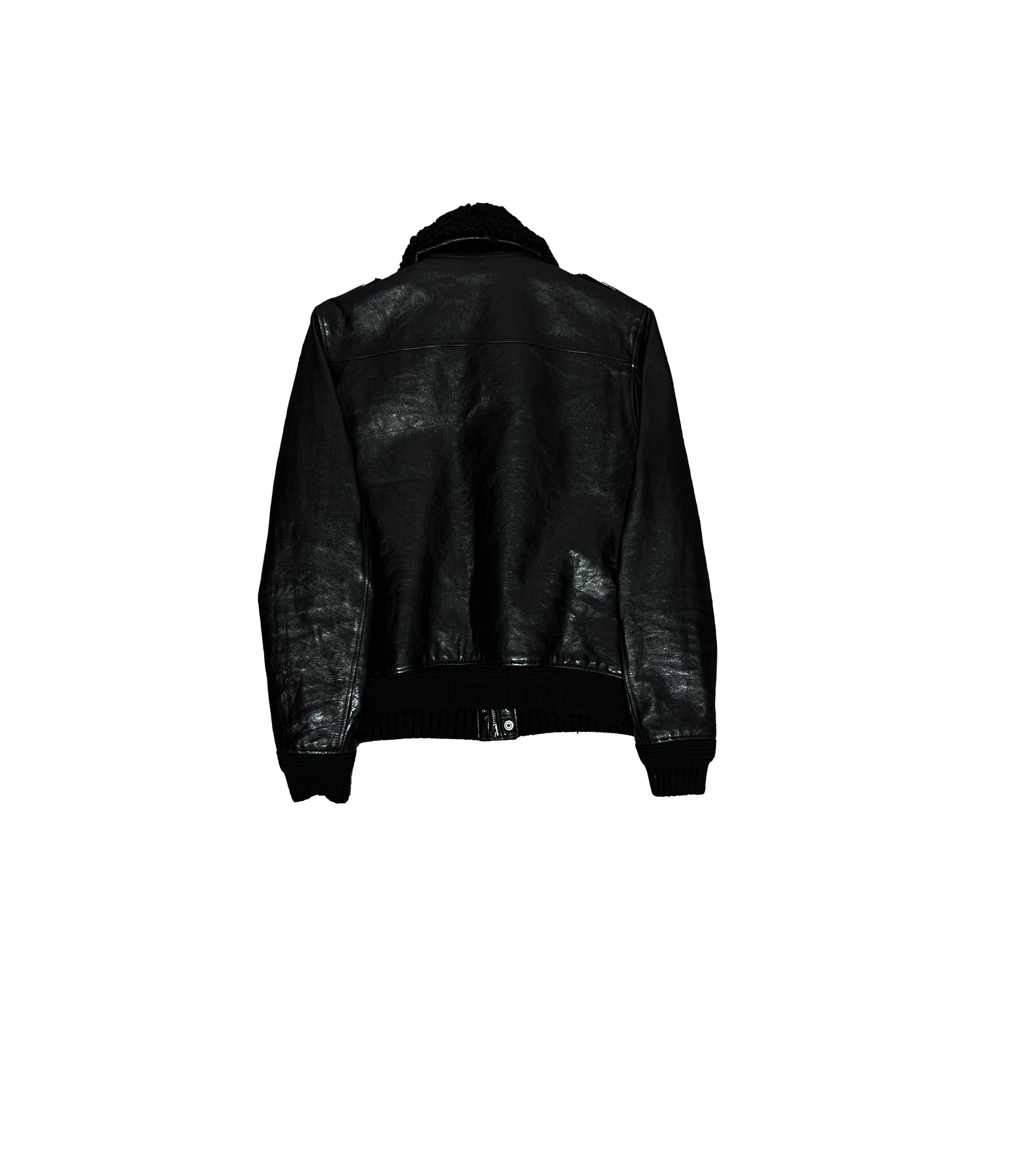 Saint Laurent Sherpa Aviators Leather Jacket Size Small