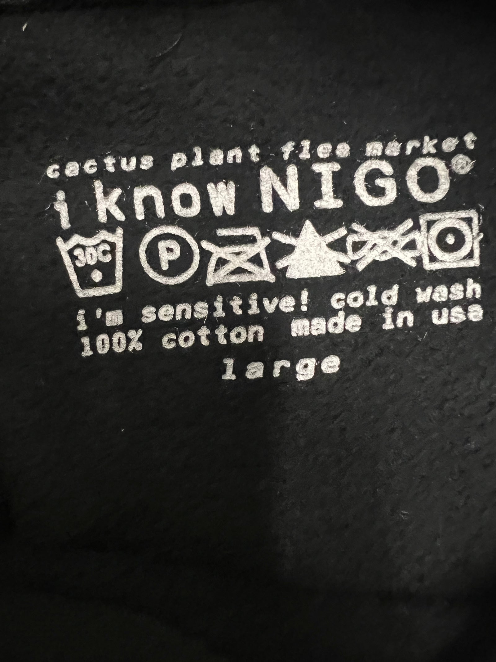 CPFM I Know Nigo Hoodie Size X-Large