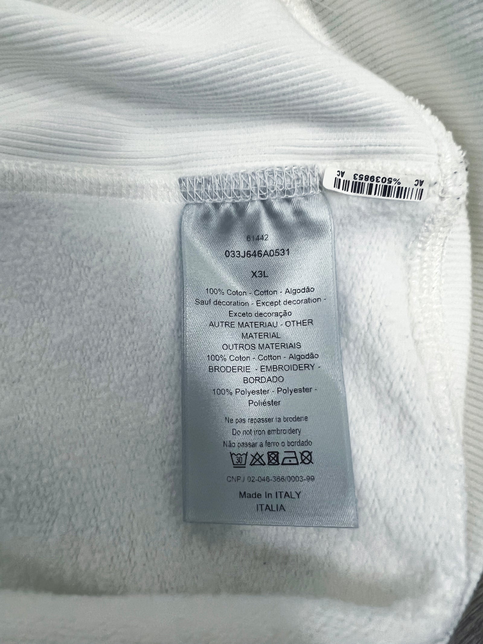 Dior 'I want to shock the world' Hoodie Size 2X-Large