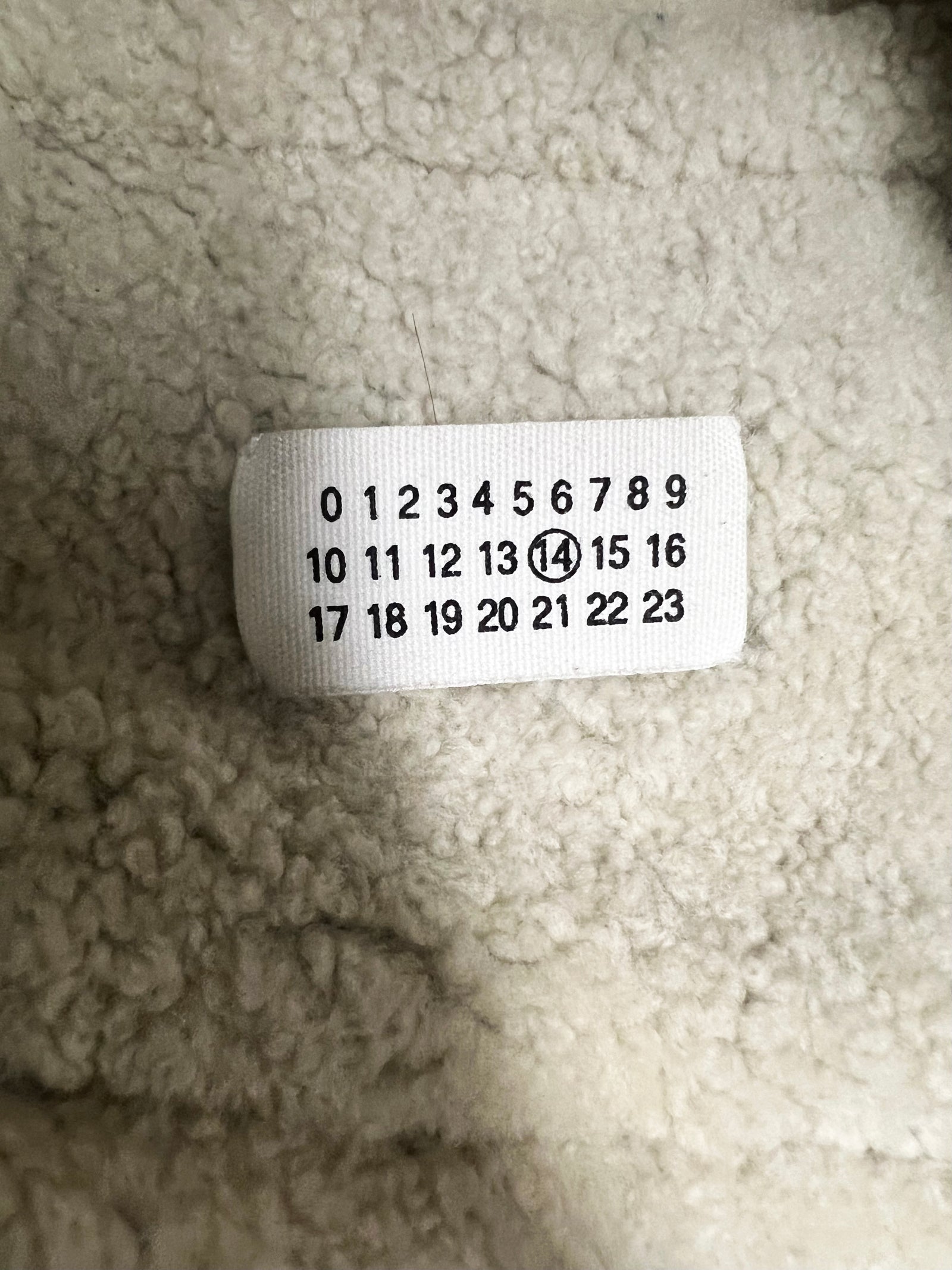 Maison Margiela Sherpa Size Medium Vest