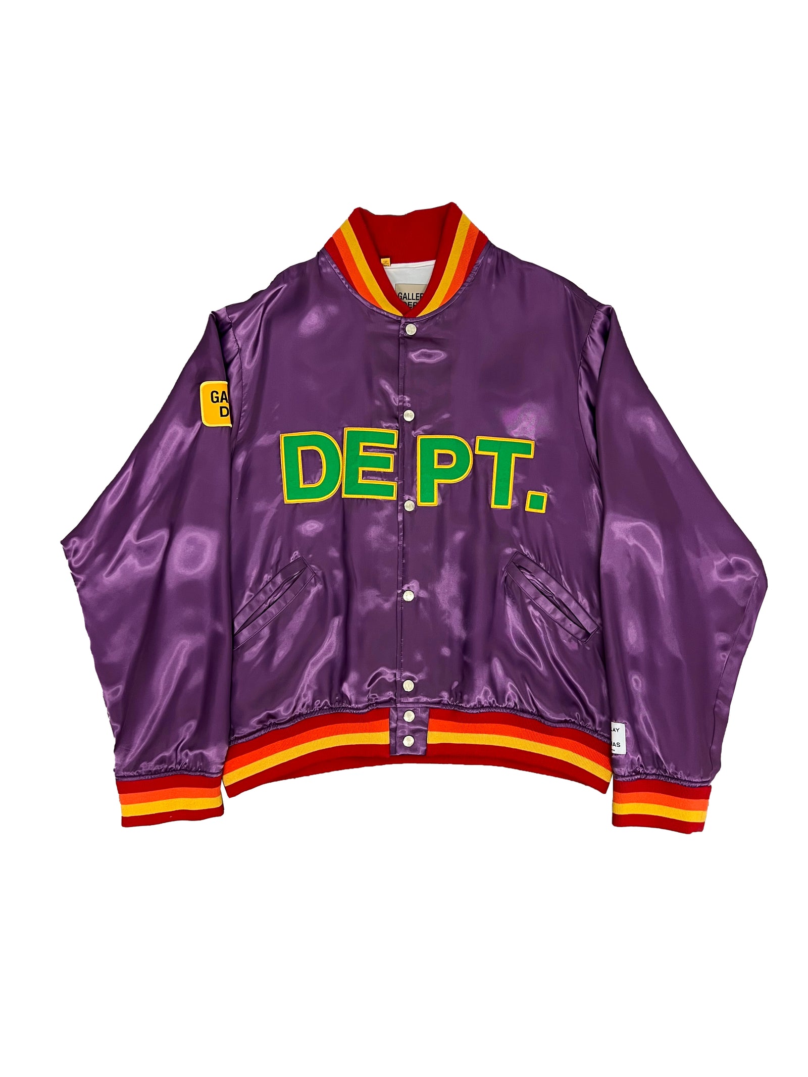 Gallery Dept. VIP Satin Varsity Jacket 2X-Large