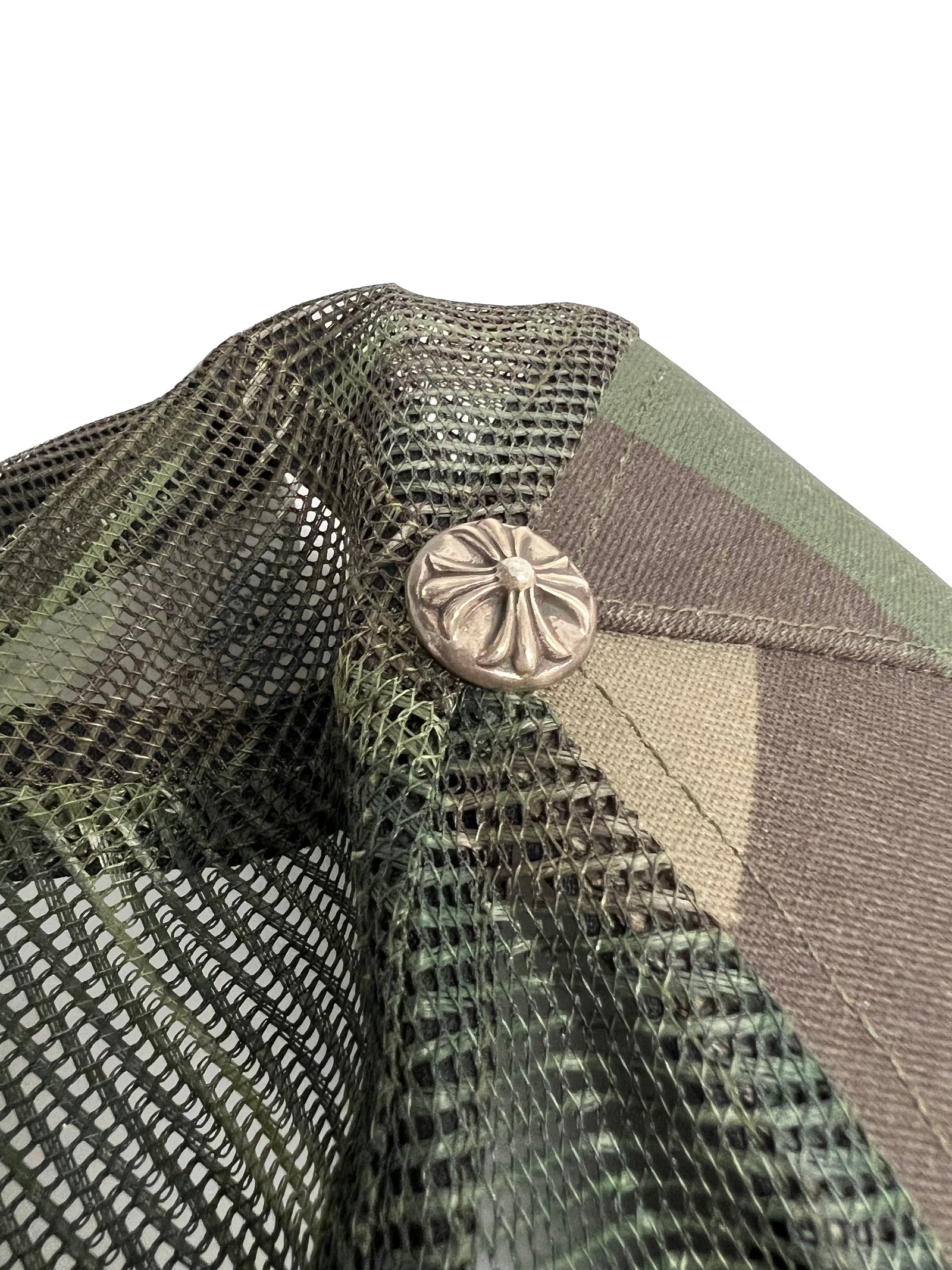 Chrome Hearts CH Camo Trucker Hat