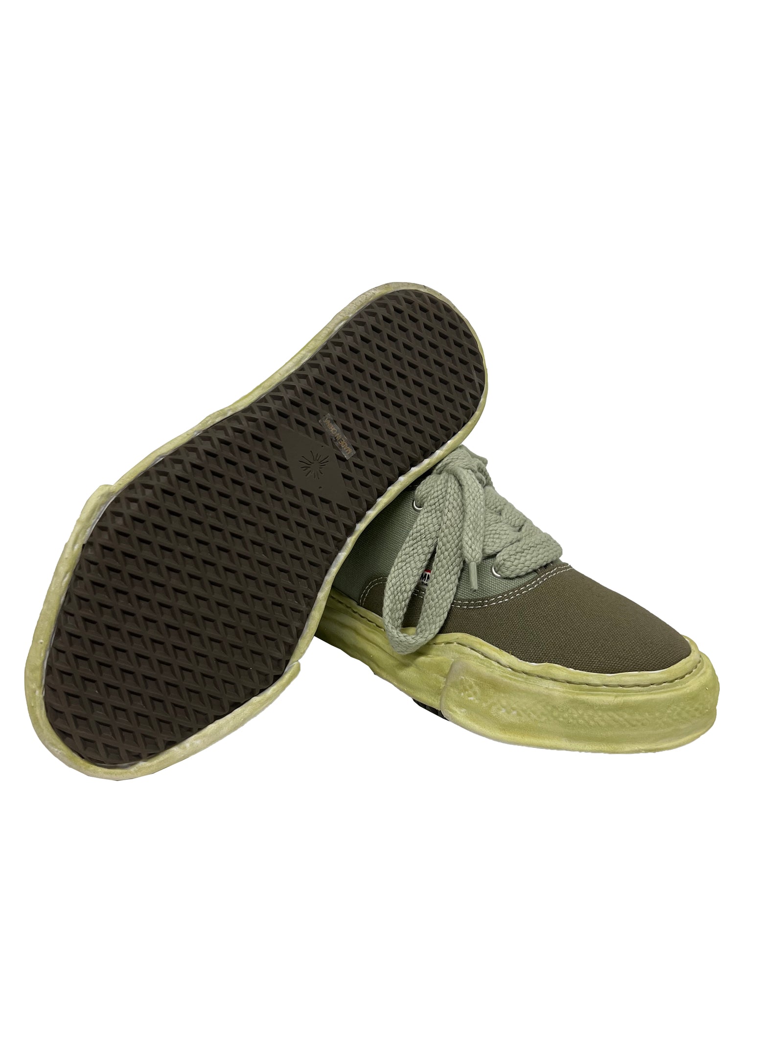 Maison Mihara Yasuhiro Baker Over Dyed Canvas Low Size 10