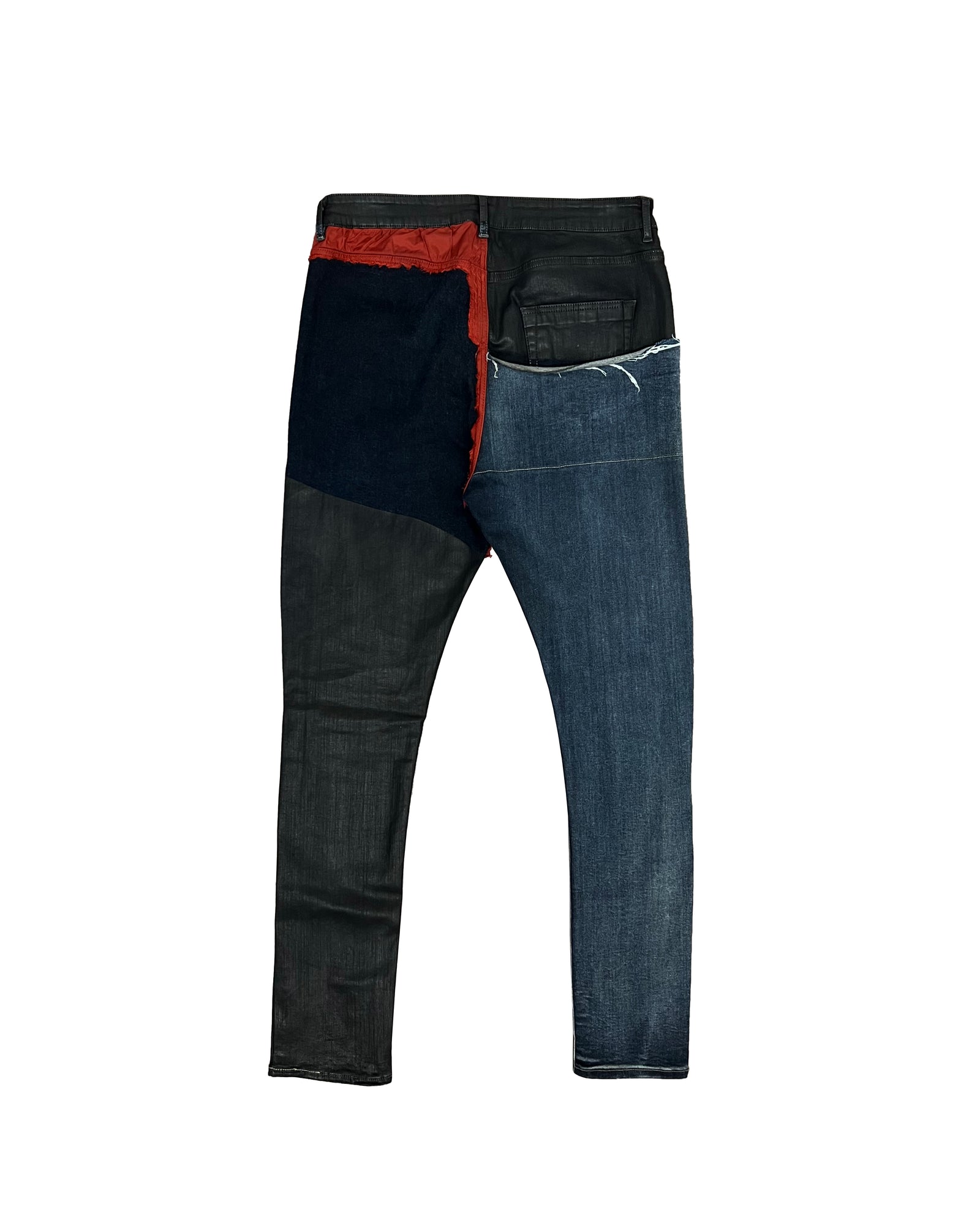 Rick Owens Tyrone Patchwork Jeans Size 33