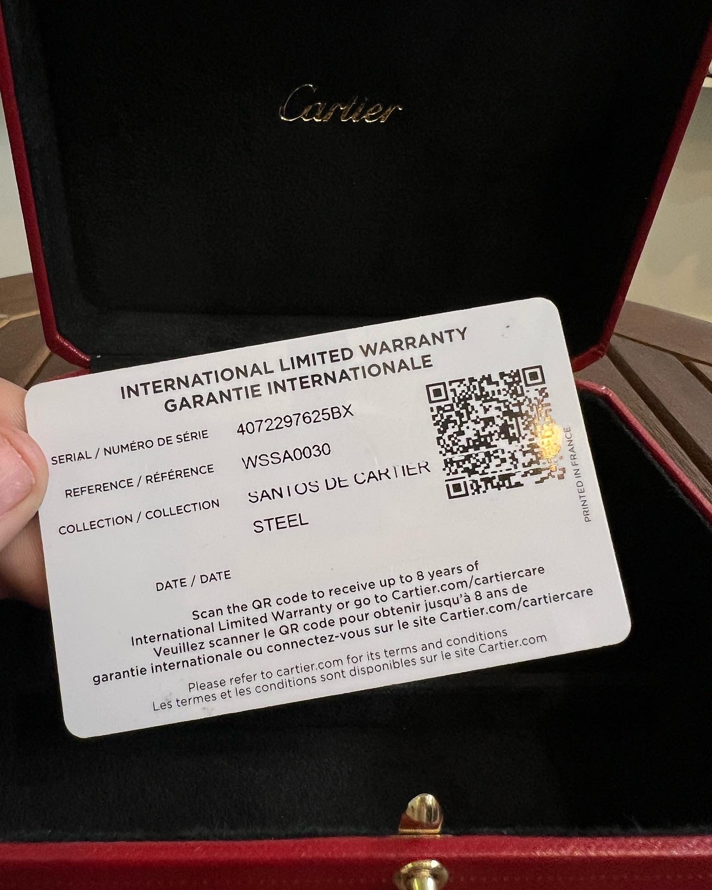Cartier Santos Large Model