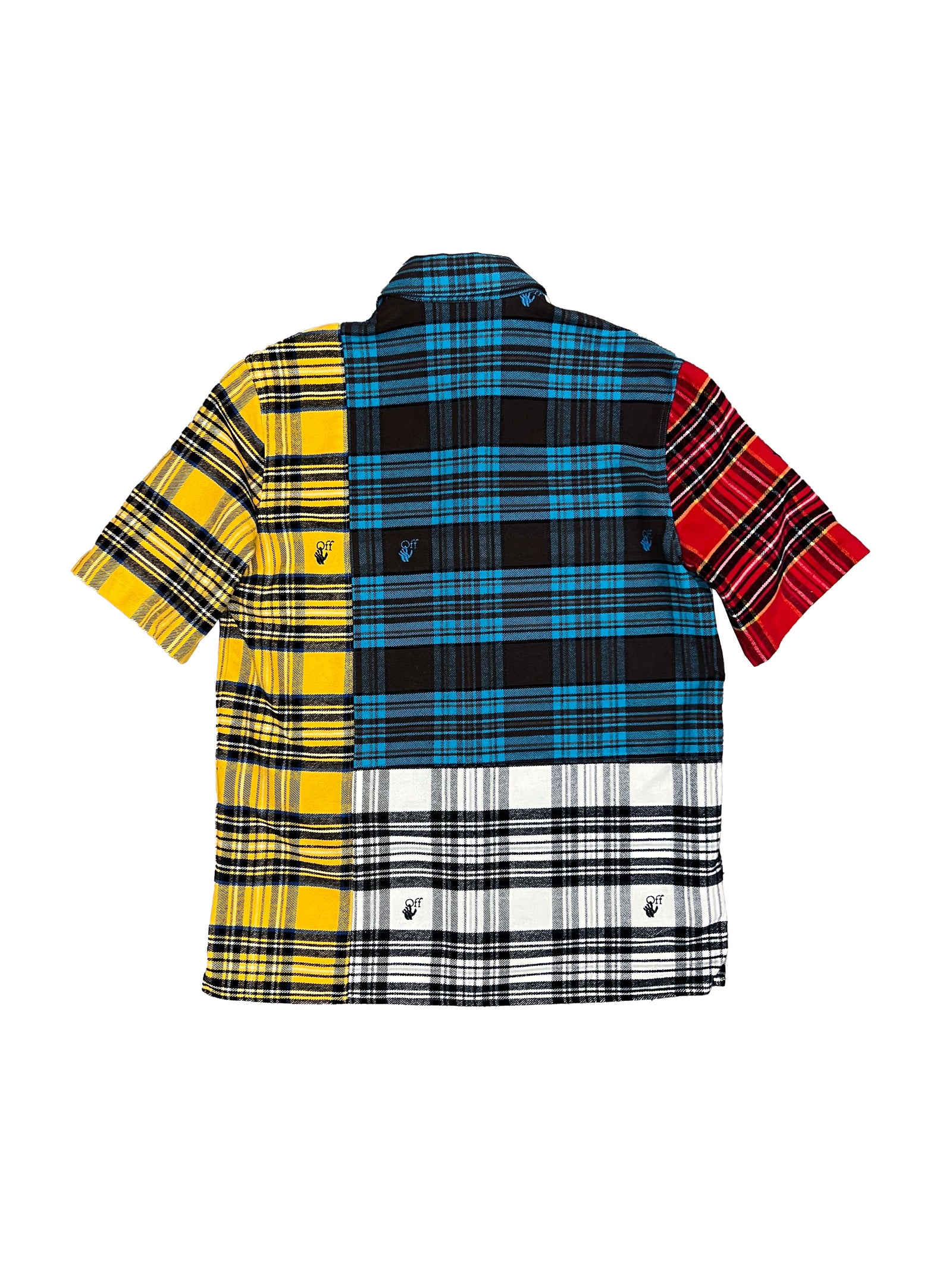 Off-White Seasonal Patchwork Flannel Size Large