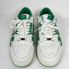 Amiri White/Green Skel Low-Top Sneaker Size 43