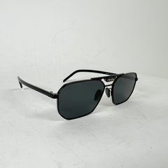 Prada Black Polarized Square Sunglasses