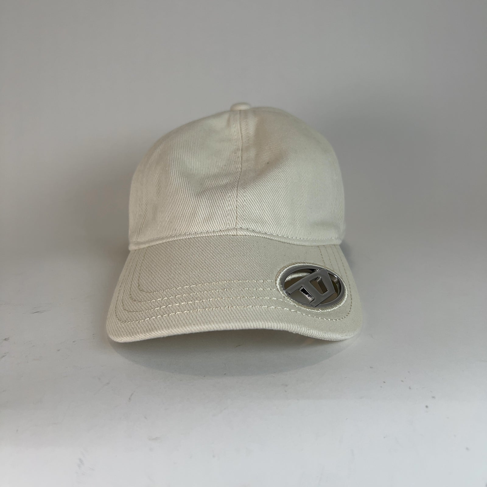 Diesel 'D' Metal Plaque Hat