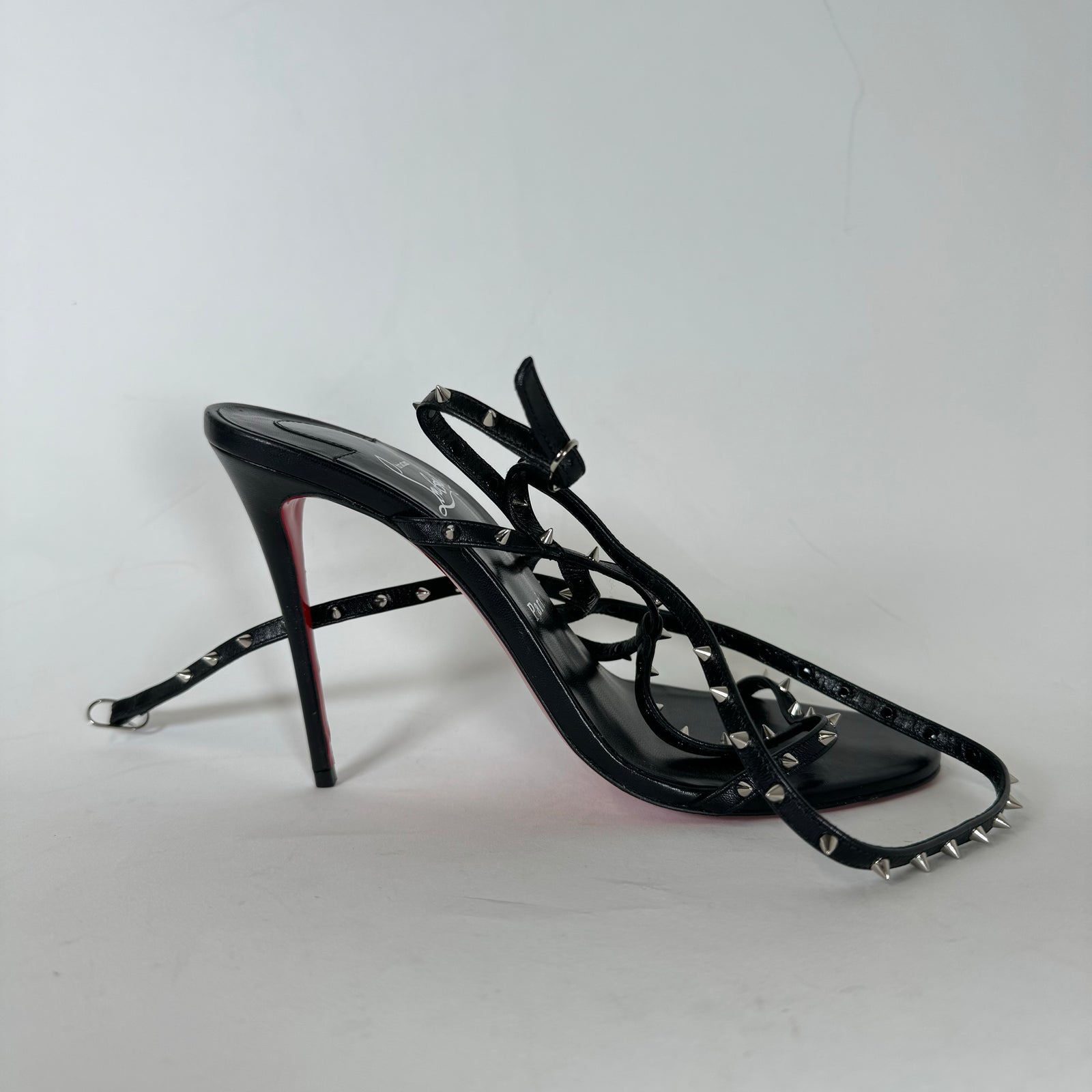Christian Louboutin Black Spiked Heels Size 40