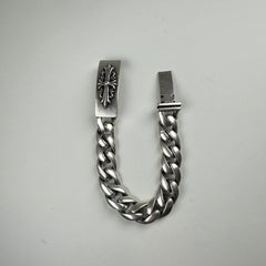 Chrome Hearts Floral Cross ID Bracelet