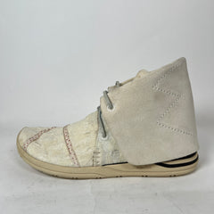 Visvim White Huron Lhamo Hi-Folk Sneaker Size 9.5