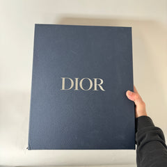 Dior B23 Orange Oblique High Top Sneakers Size 43