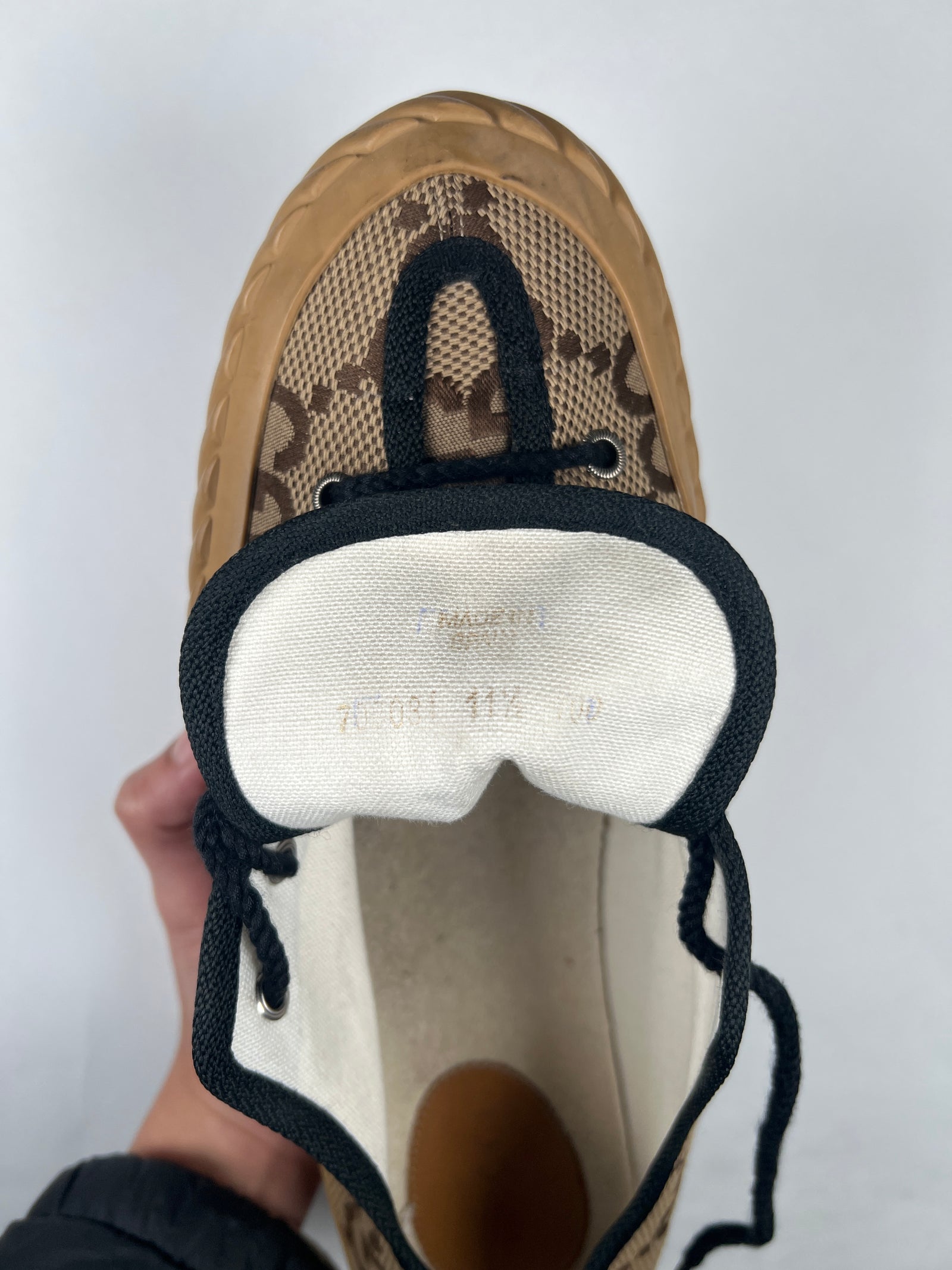 Gucci Beige Maxi GG Ukoho Sneaker Size GG 11.5