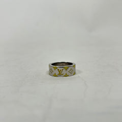 Louis Vuitton Yellow Monogram Mosaic Ring