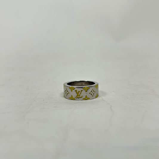 Louis Vuitton Yellow Monogram Mosaic Ring