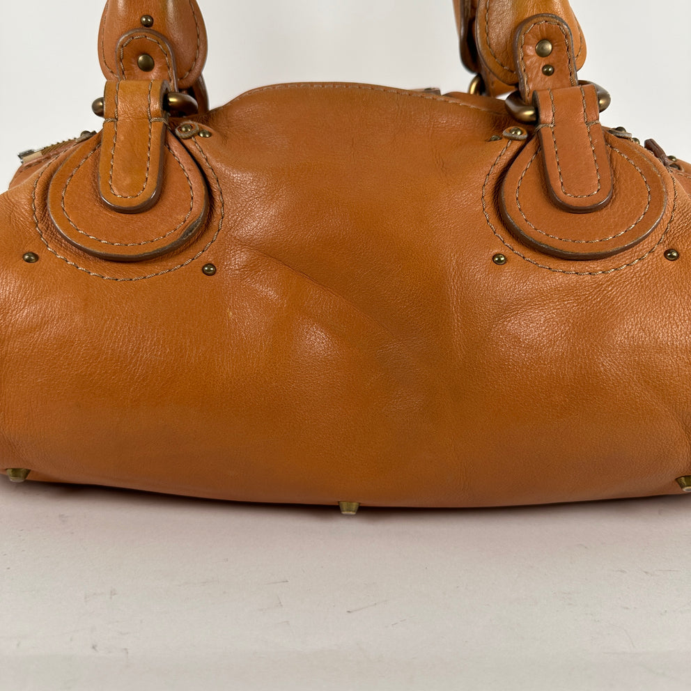 Chloe Paddington Lock Leather Handbag