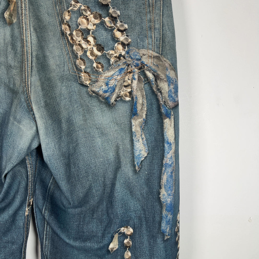 Acne Studios 1981 ‘Mid Blue’ Trompe L’oeil Jeans
