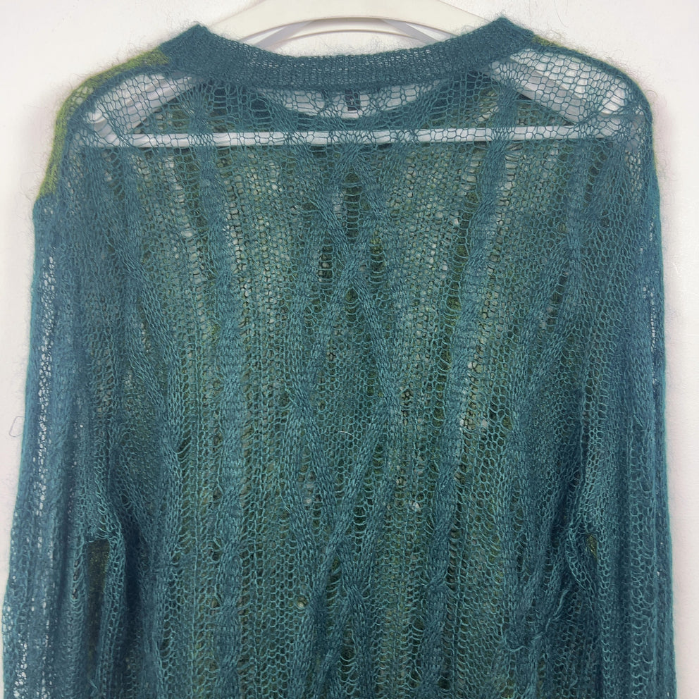 Ann Demeulemeester Distressed Mohair Sweater