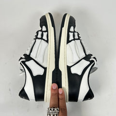 Amiri Black/White Skel Low-Top Sneaker Size 44