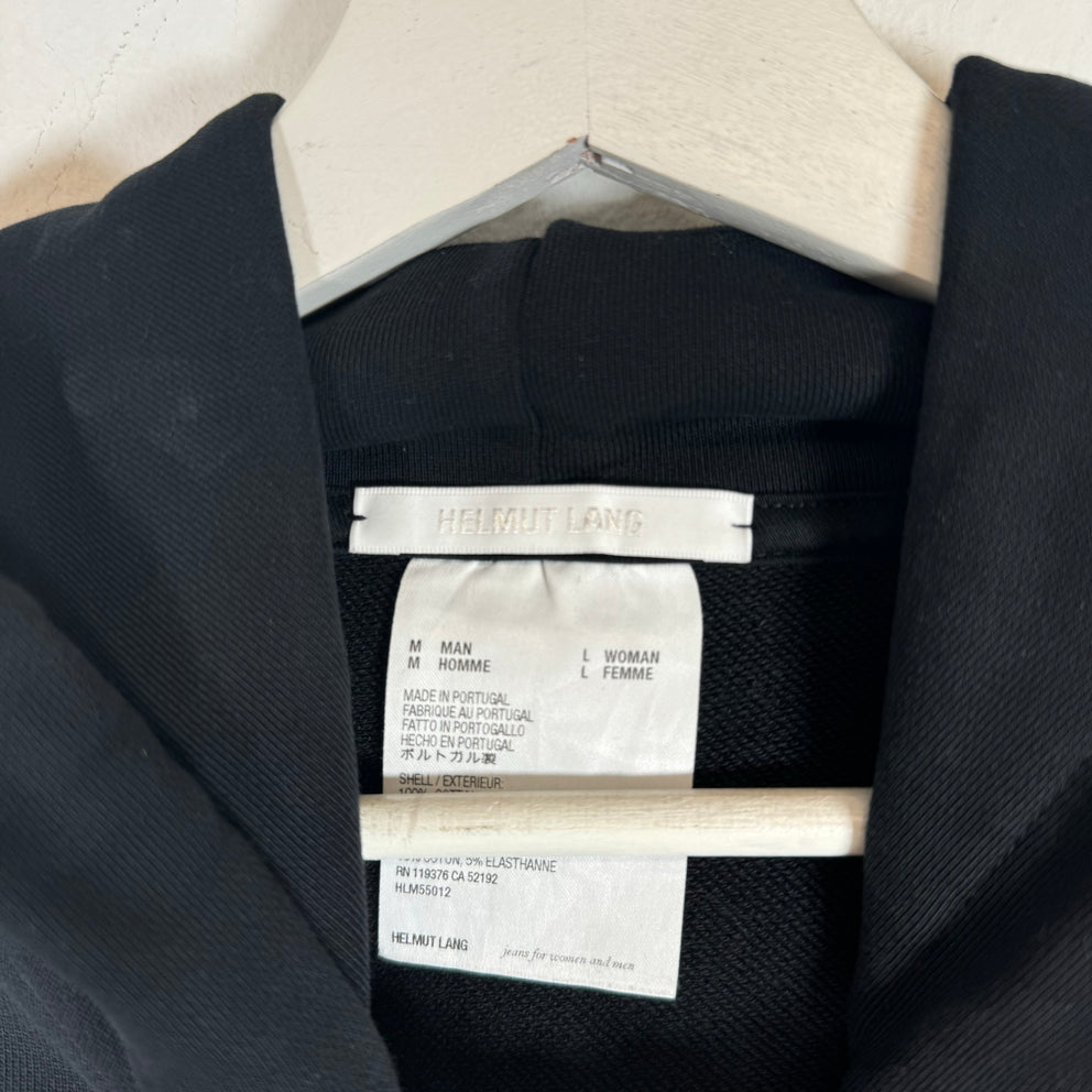 Helmut Lang Black Impress Hoodie Size M