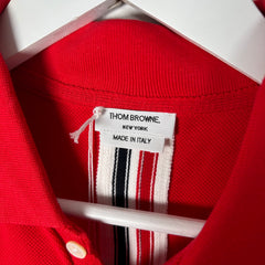 Thom Browne 1/4 Stripe Polo Size XS