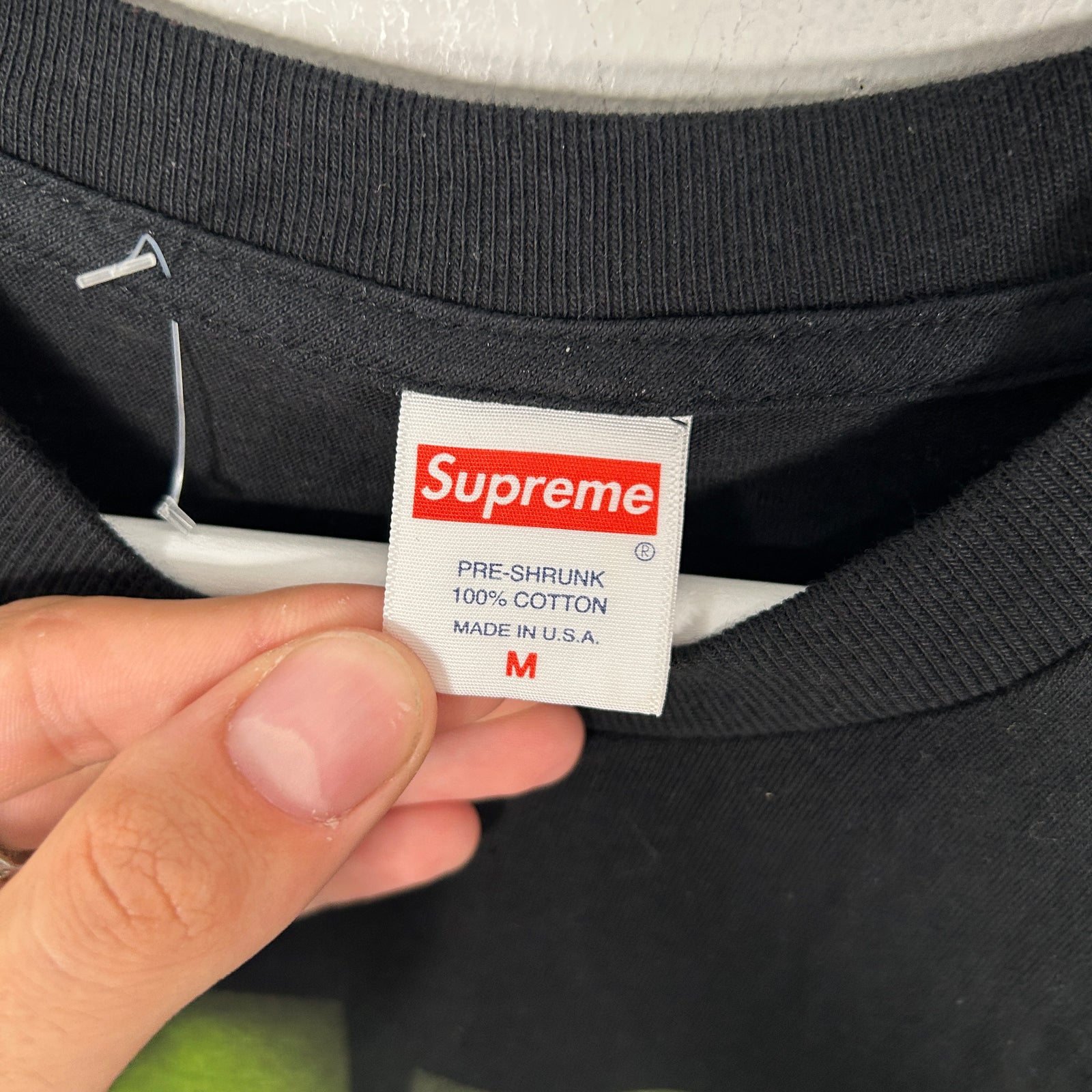 Supreme Black Chris Cunningham Rubber Johnny Tee Size M
