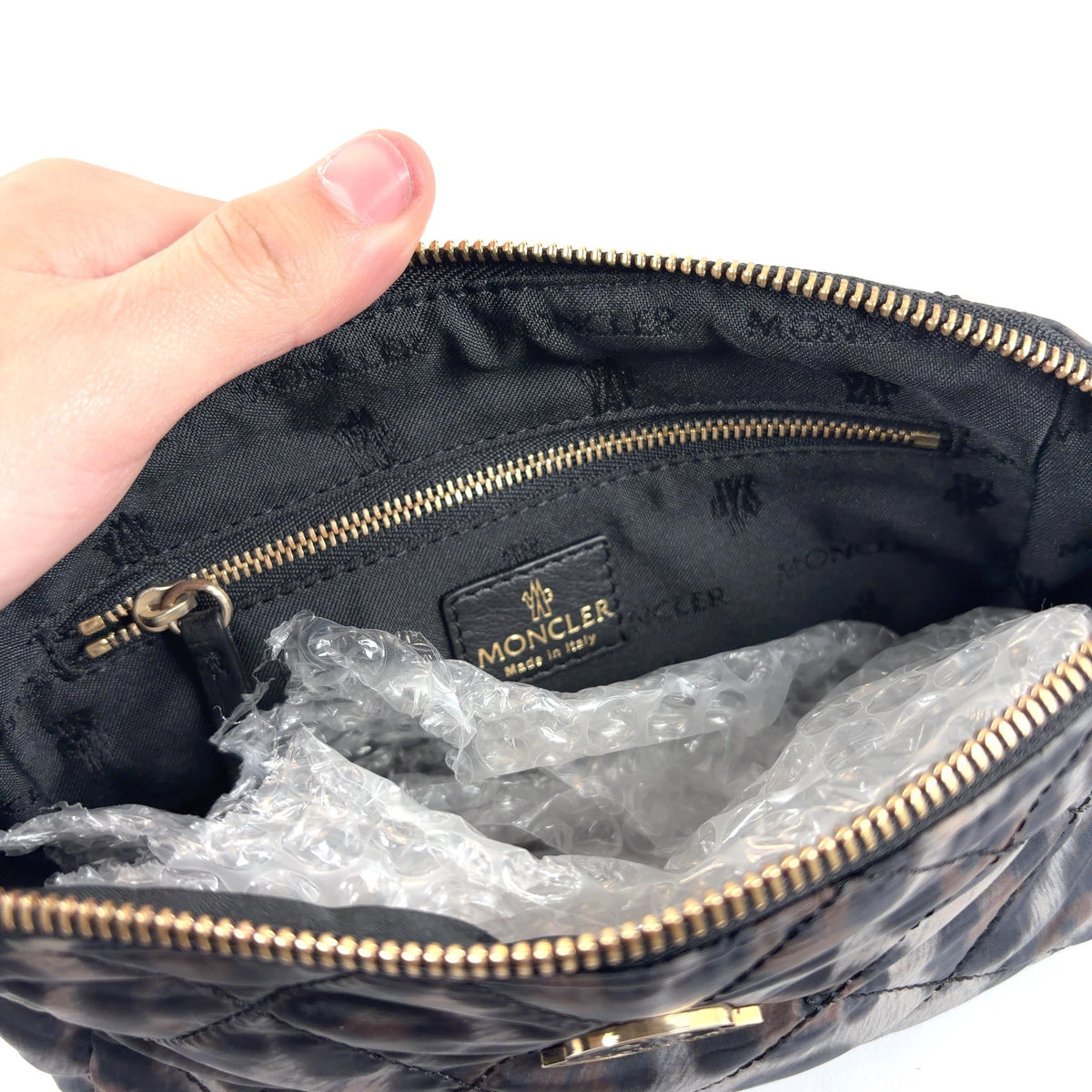 Moncler Cheatah Puffer Tolitery Bag
