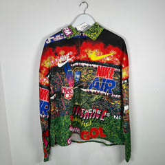 CPFM x Nike Multicolor Logo Long-sleeve Polo Shirt Size S