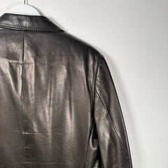 Ralph Lauren Purple Label Lambskin Leather Blazer Size 42R