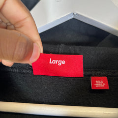 Supreme SS24 Embroidered Tag Logo Hoodie