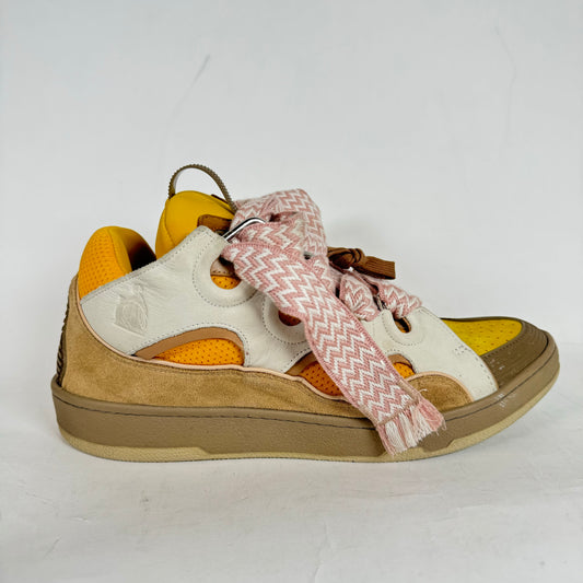 Lanvin Yellow Curb Sneakers Size 46