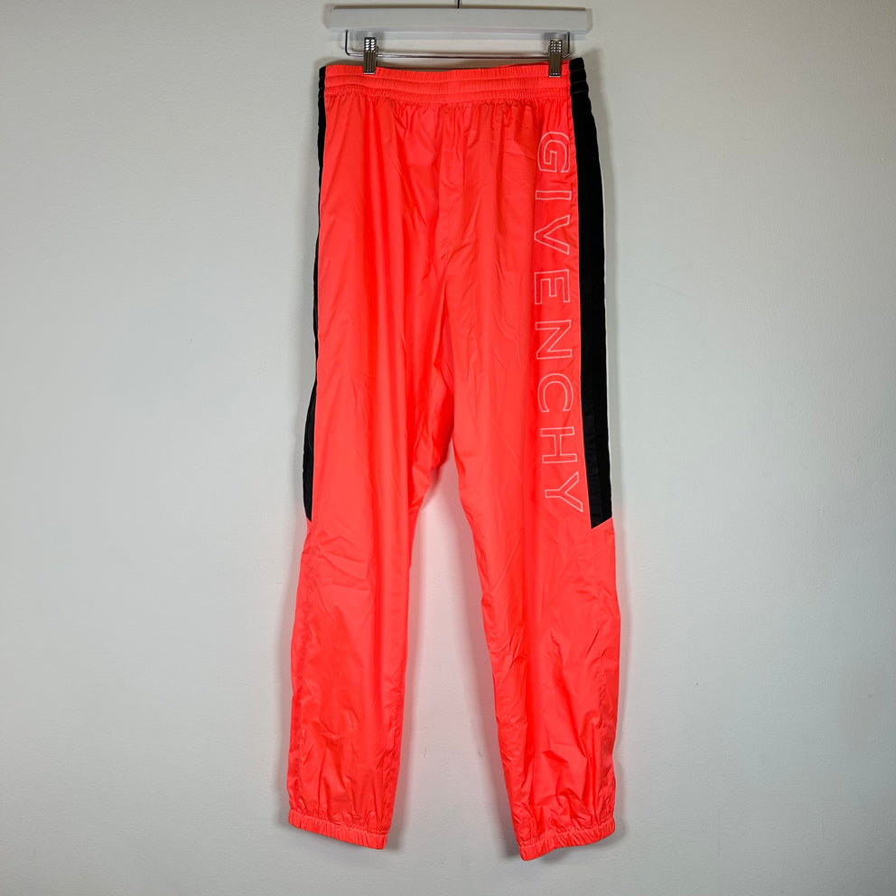 Givenchy Pink Logo Track Pants Size M