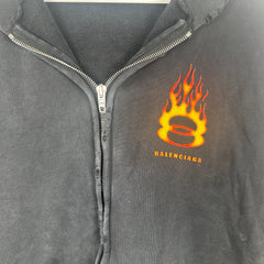 Balenciaga Burning Unity Hoodie Size L