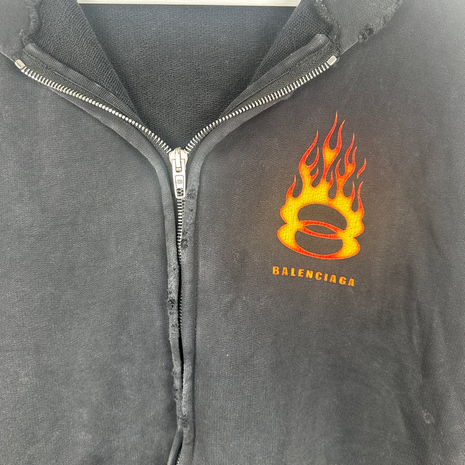 Balenciaga Burning Unity Hoodie Size L