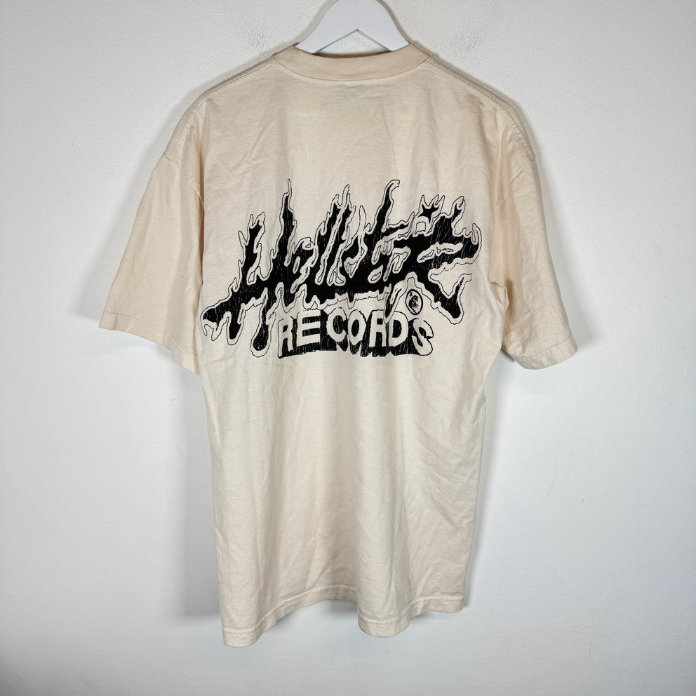 Hellstar Cream/Pink 'Sounds Like Heaven' T-Shirt Size L