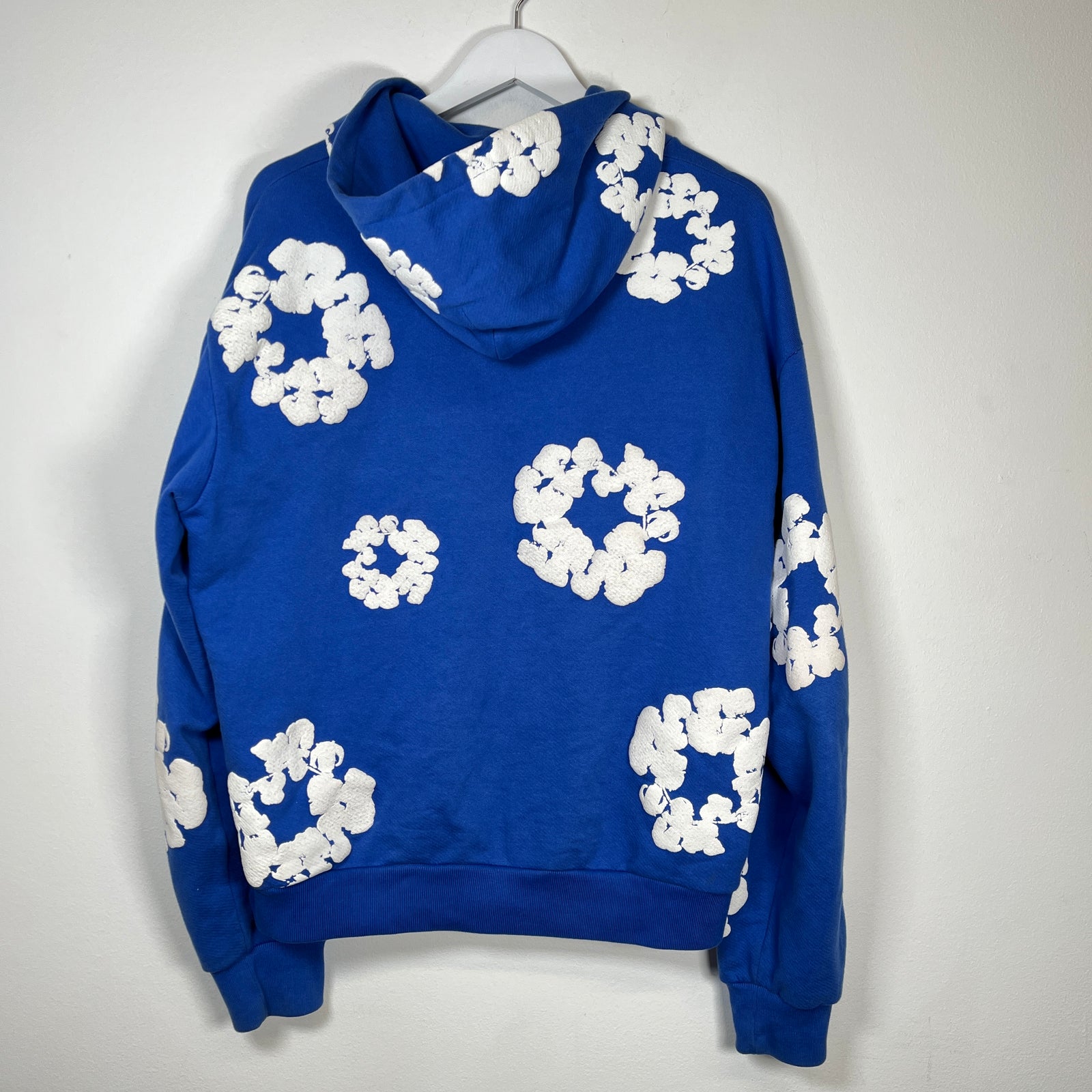 Denim Tears Blue Wreath Hoodie Size XL