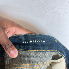 Saint Laurent Dark Blue Raw Denim D02 Jeans Size 30
