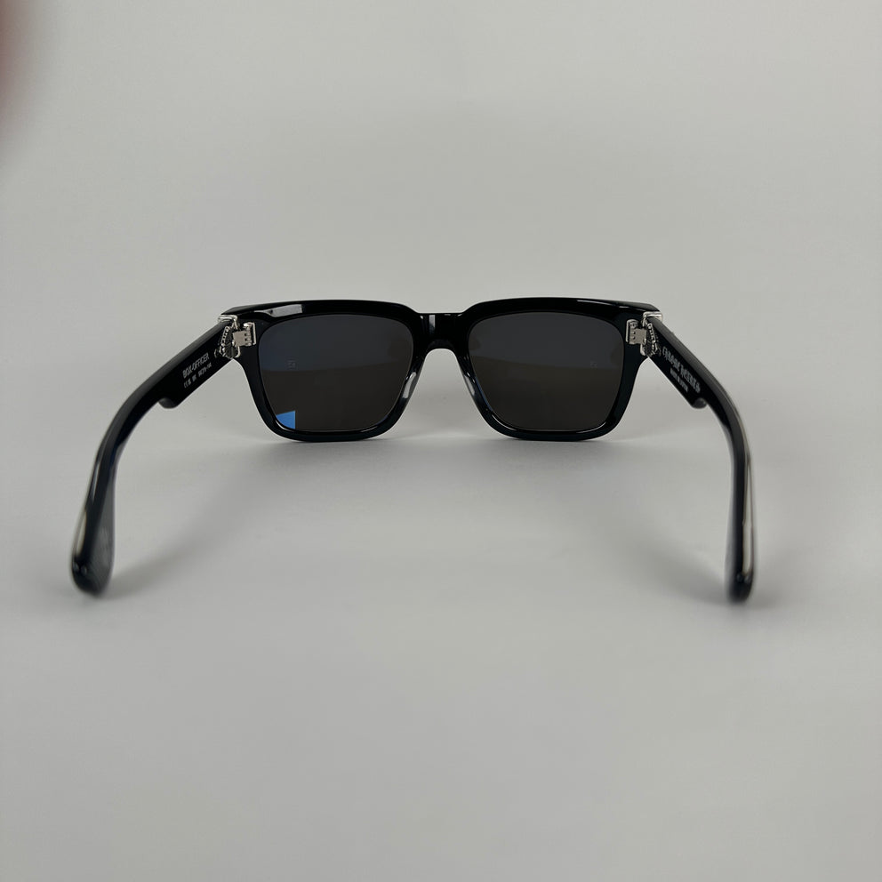 Chrome Hearts Black/Silver Box Officer Sunglasses