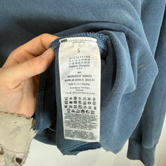 Maison Margiela Distressed Cut-Off Logo Hoodie