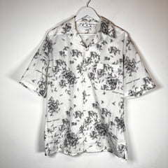 Off-White Paper Clip Button Up Shirt Size L