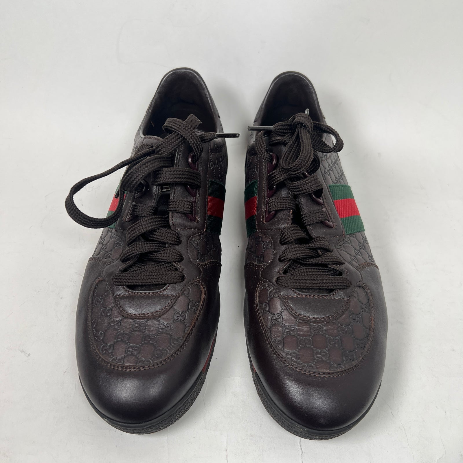 Gucci Chocolate Guccissima Sneaker Size 8.5