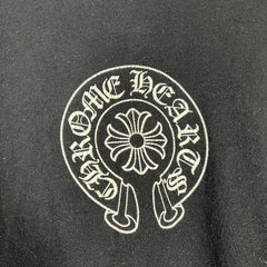 Chrome Hearts Black T-Bar Logo Longsleeve Size L