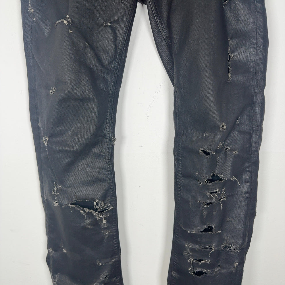 Dior SS04 'Strip' Denim Jeans