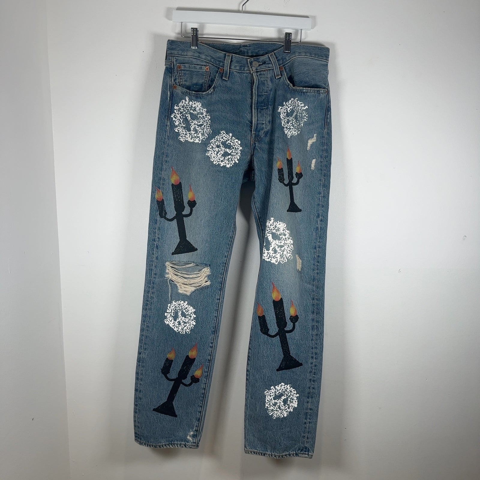 Denim Tears x Virgil Abloh 'Message in a Tear' Levis 501 Jeans