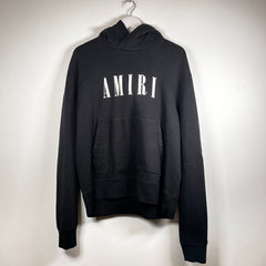 Amiri Black Logo Hoodie Size M