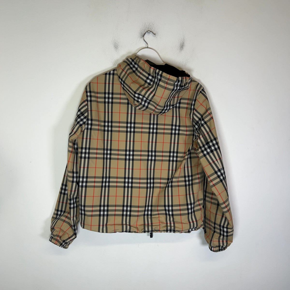 Burberry Newport Reversible Check Hooded Jacket