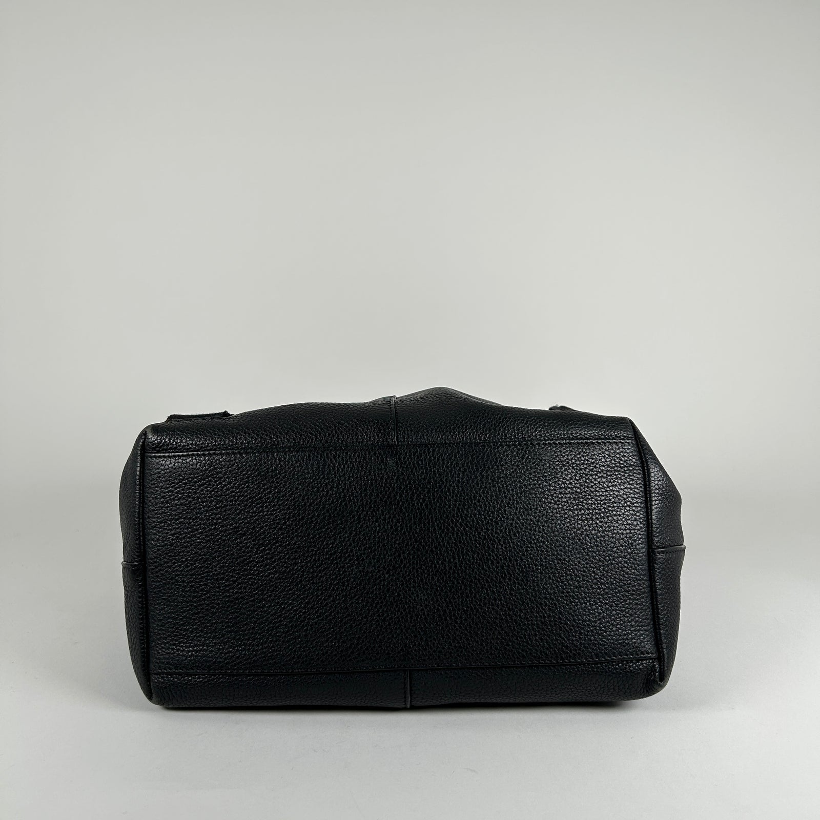The Row Black Leather Bucket 10 Backpack
