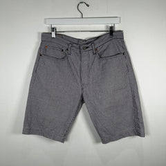 Kapital Blue Houndstooth Shorts Size 36