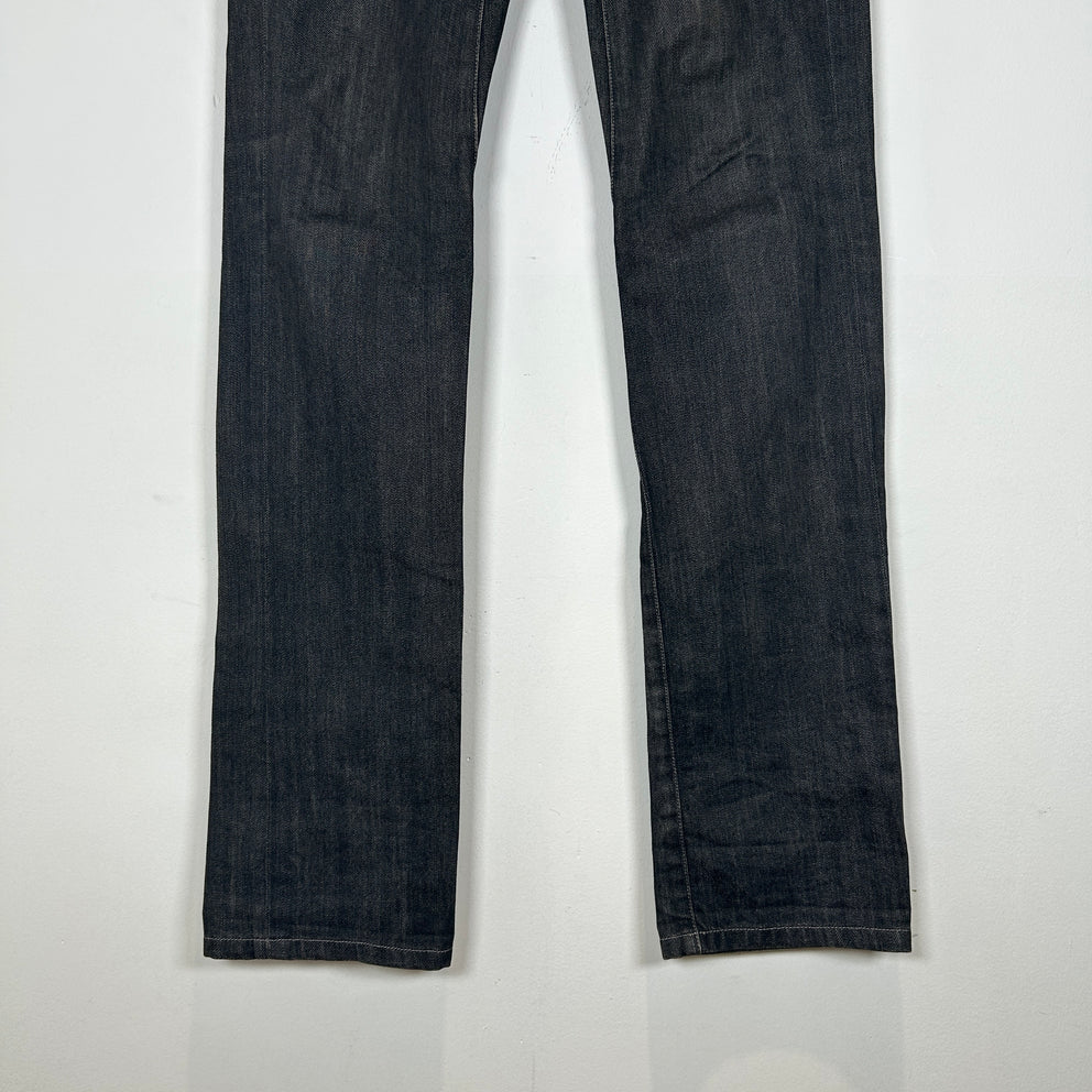 Julius SS09 MA Black Denim Jeans Size 28